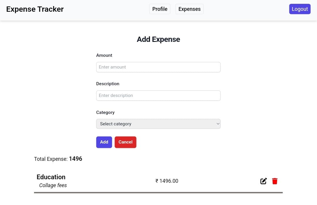 Expense Tracker